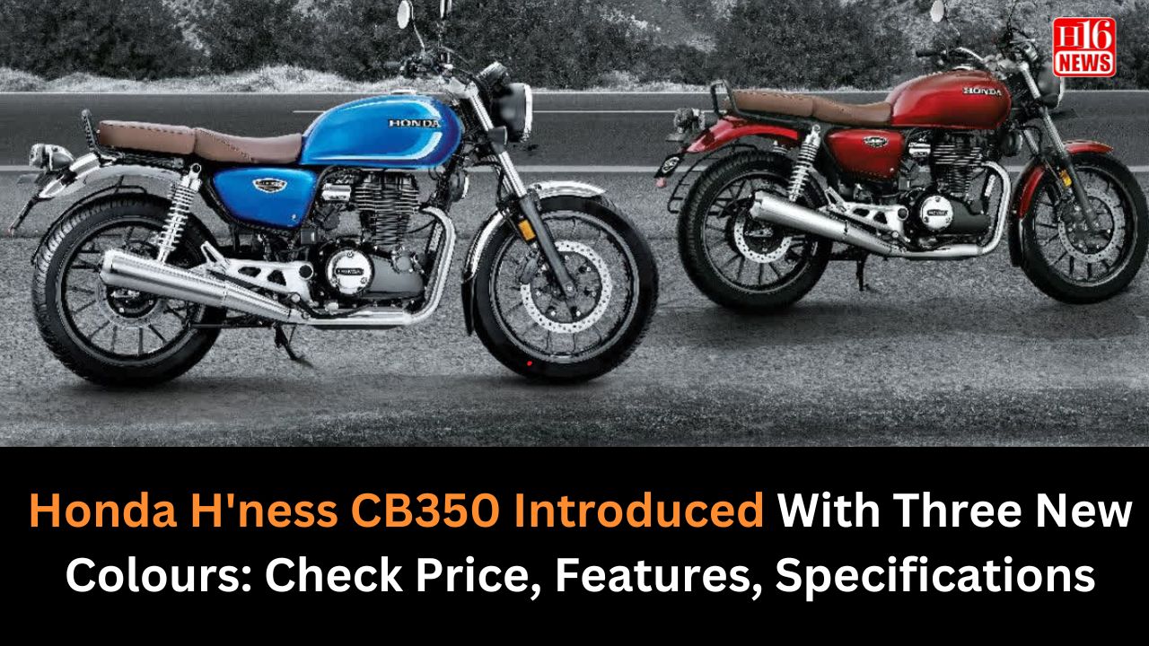 Honda H'ness CB350 Introduced With Three New Colours: Check Price, Features, Specifications